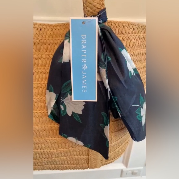 DRAPER JAMES EVERYDAY STRAW BAG    NWT - Picture 7 of 12